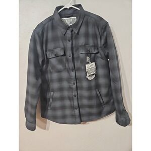 Dixxon The Honcho Sherpa Lined Jacket New With Tags Womens Size Large Pearl Snap